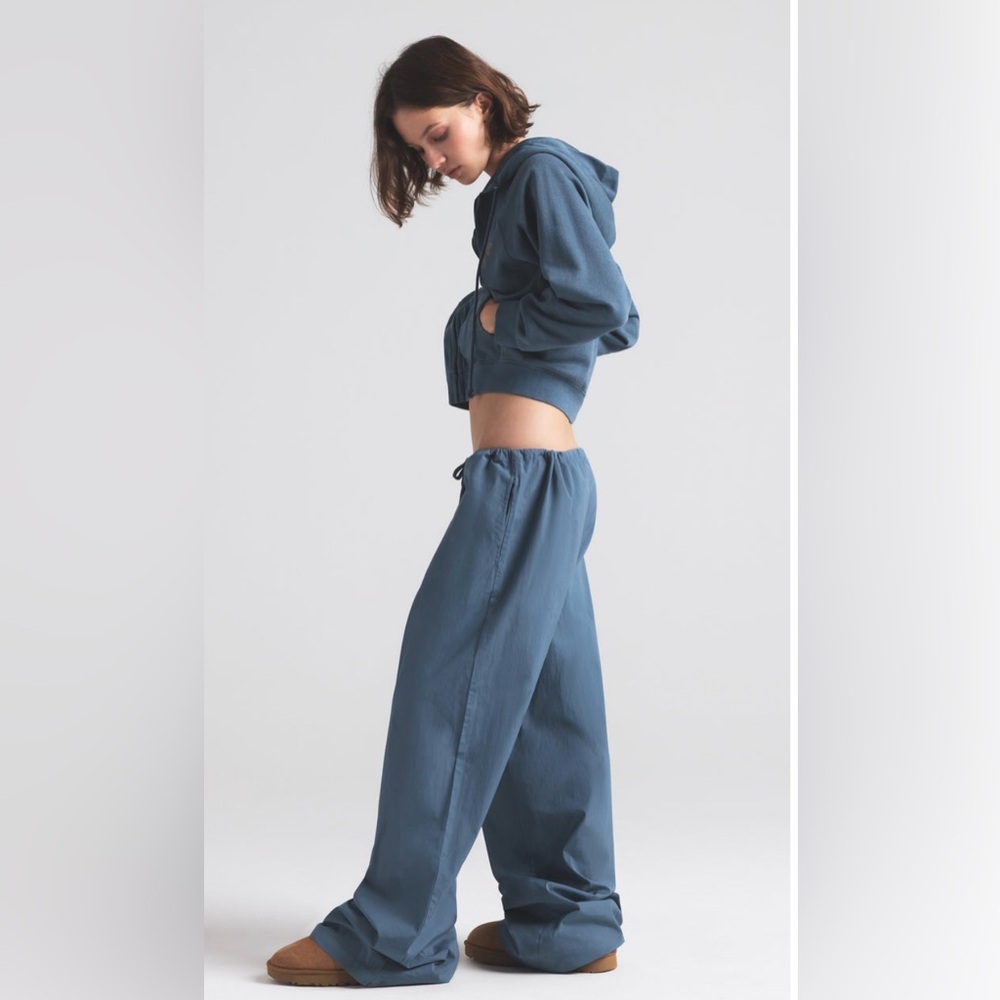 SKIMS Cotton Poplin Pants | Harbor Blue 💙 (NWT, Runs big can fit up to L) - Picture 3 of 8